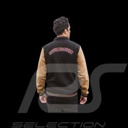 Steve McQueen Jacket Varsity Black SQ242SSM03-005 - Men