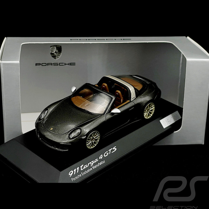 Porsche 911 type 991 Targa 4 GTS agate grey 1/43 Spark WAX02020078
