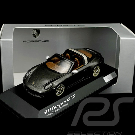 Porsche 911 type 991 Targa 4 GTS achatgrau 1/43 Spark WAX02020078