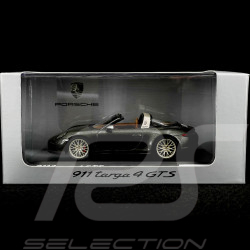 Porsche 911 type 991 Targa 4 GTS achatgrau 1/43 Spark WAX02020078