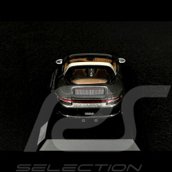 Porsche 911 type 991 Targa 4 GTS agate grey 1/43 Spark WAX02020078