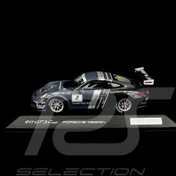 Porsche 911 GT3 Cup type 991 n° 8 2016 Deep blue Porsche Design 1/43 Spark WAP0201540H