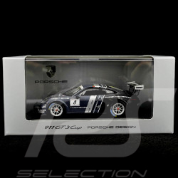 Porsche 911 GT3 Cup type 991 n° 8 2016 Deep blue Porsche Design 1/43 Spark WAP0201540H