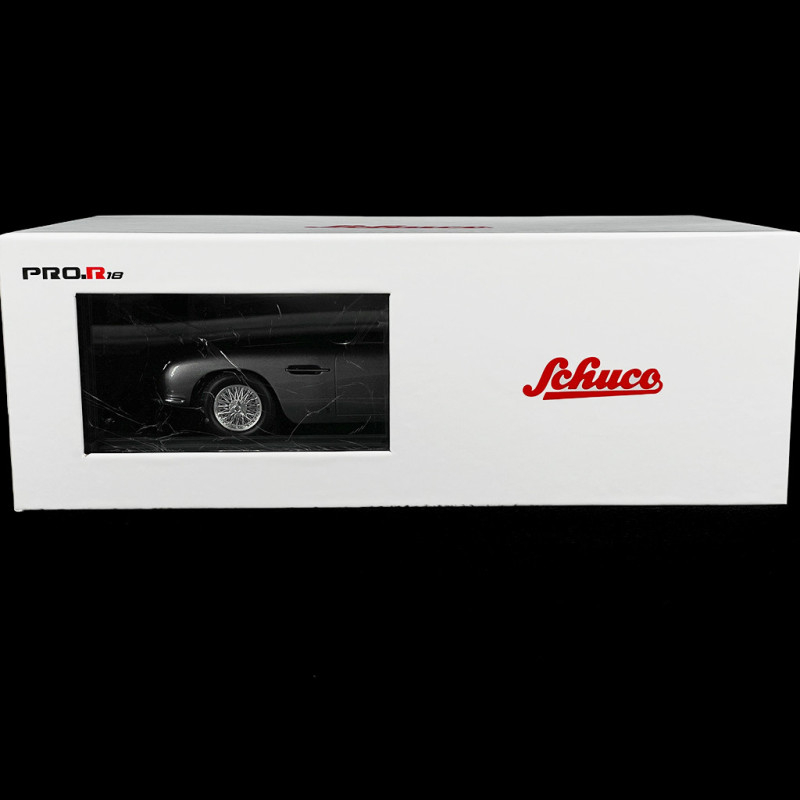 Aston Martin DB6 MKI 1965 – Schuco 1/18 – Gris – Résine – Modèle 450065200