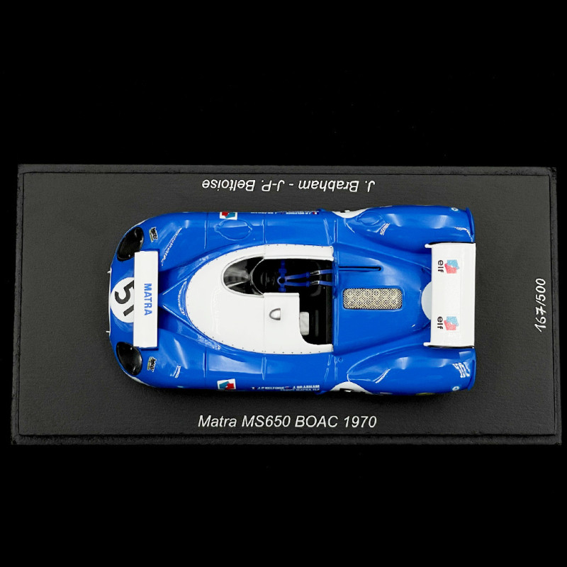 bizarre Matra Simca MS650 #135 Tour de France 1971 Fiorentino - Gelin (1/43 scale model