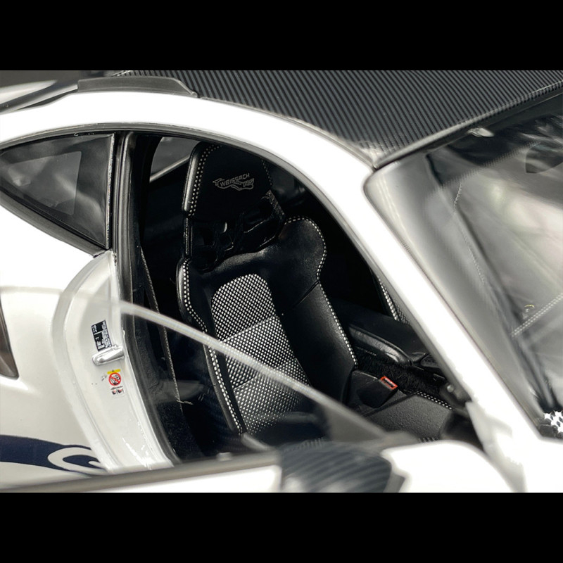 Maquette Porsche 911 GT3 RS 2022 - Norev échelle 1:43 - Blanc Et Bleu - Neuf