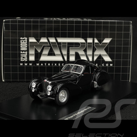 Bugatti T57S Atlantic 1937 Schwarz 1/43 Matrix MX40205-113