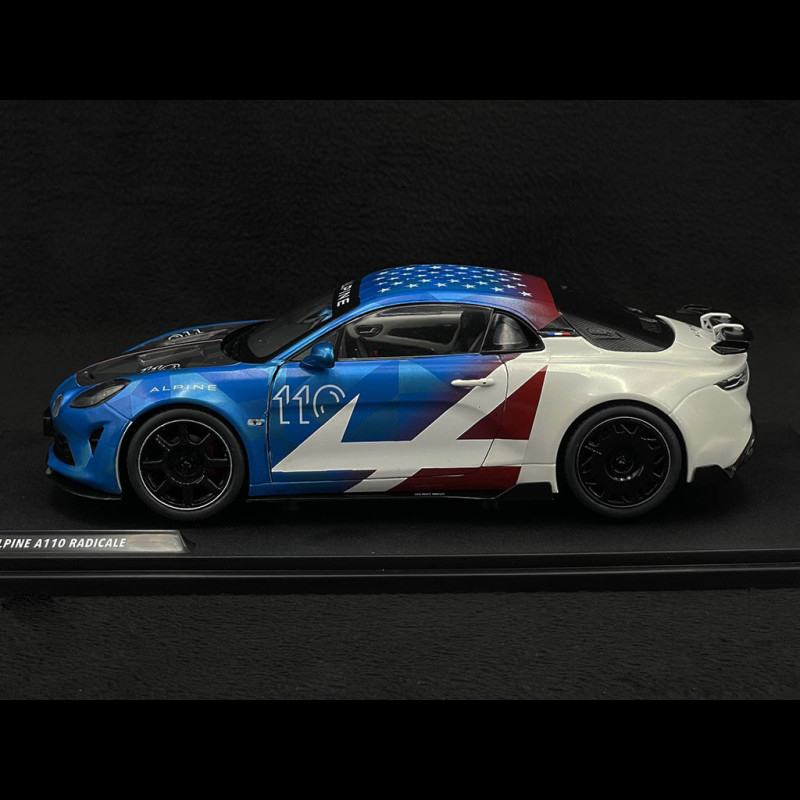 Alpine Bleu Racing Alpine A110 Radicale US Racing 2023 Bleu 1/18 Solido S1801627
