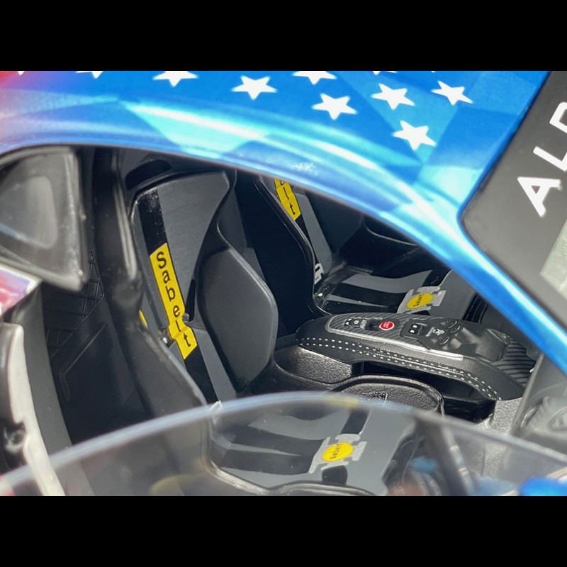 Alpine Bleu Racing Alpine A110 Radicale US Racing 2023 Bleu 1/18 Solido S1801627