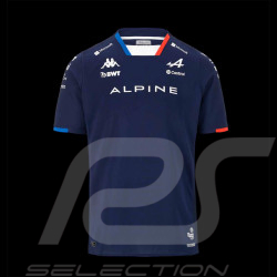 Alpine T-shirt F1 Team Esteban Ocon n° 31 Kappa Navy Blue 381Z62-A04 - men