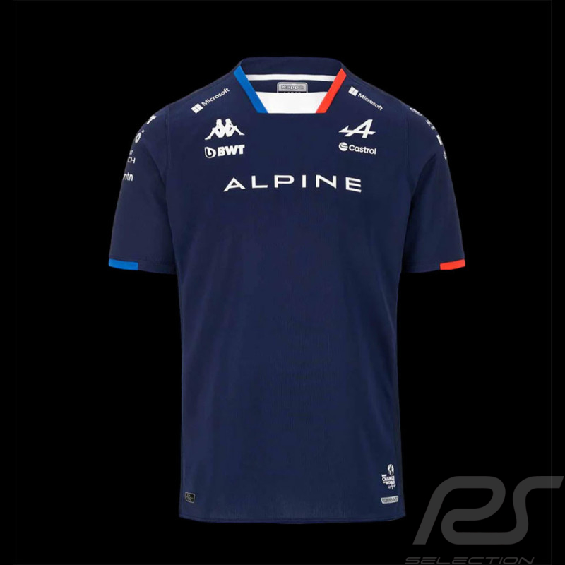 Alpine T-shirt F1 Team Esteban Ocon n° 31 Kappa Marineblau 381Z62-A04 - herren