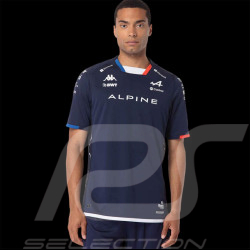 Alpine T-shirt F1 Team Esteban Ocon n° 31 Kappa Navy Blue 381Z62-A04 - men