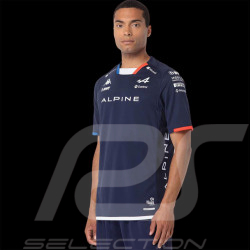 Alpine T-shirt F1 Team Esteban Ocon n° 31 Kappa Navy Blue 381Z62-A04 - men