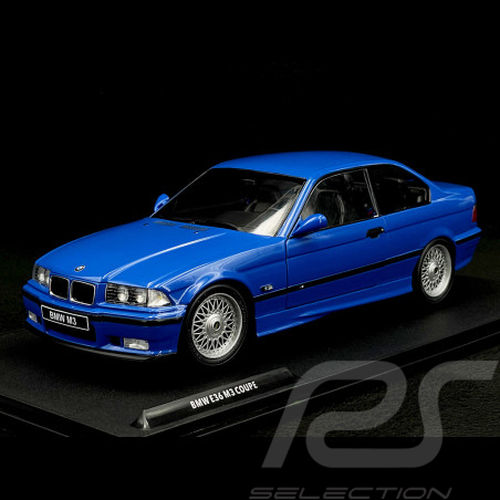 BMW E36 M3 Coupe 1990 Bleu Santorin 1/18 Solido S1803912