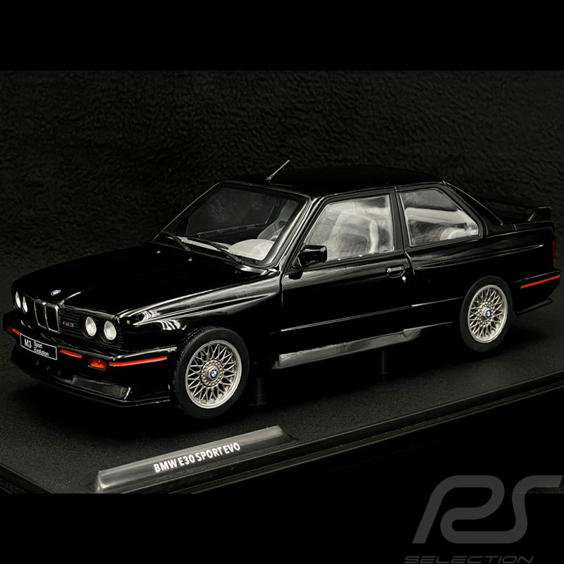 BMW E30 M3 Sport Evo 1990 Schwarz 1/18 Solido S1801501