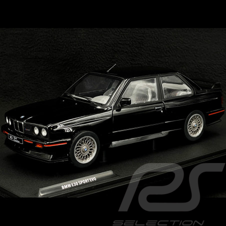 BMW E30 M3 Sport Evo 1990 Black 1/18 Solido S1801501