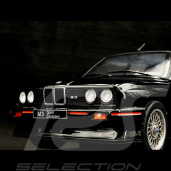 BMW E30 M3 Sport Evo 1990 Black 1/18 Solido S1801501