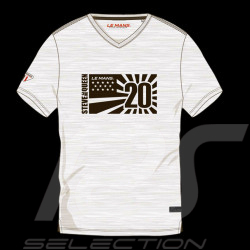 T-shirt Steve McQueen Le Mans n° 20 Drapeau Sable SQ242SSM05-602 - Homme