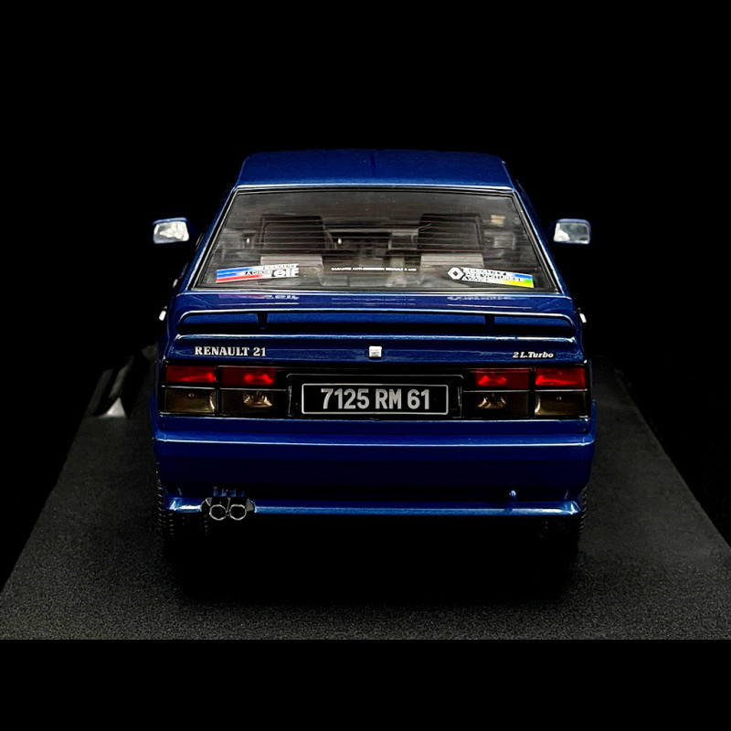 Renault 21 Turbo MK1 1988 Night Blue 1/18 Solido S1807706
