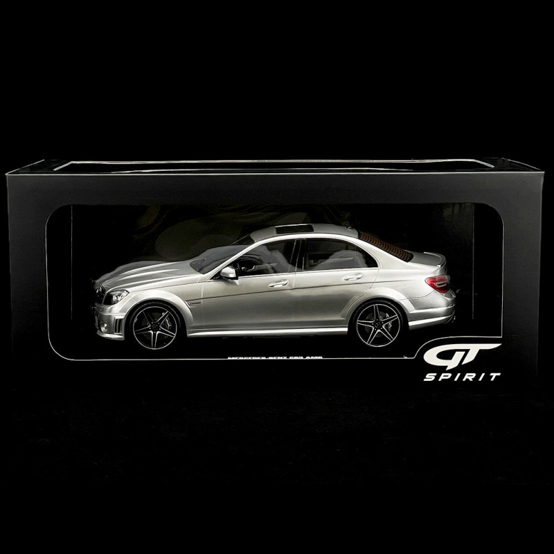 Mercedes-Benz C63 AMG 2008 Silber Grau 1/18 GT Spirit GT462