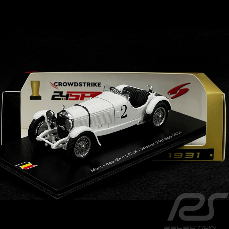 Mercedes-Benz SSK n° 2 Winner 24h Spa 1931 1/43 Spark 43SPA1931