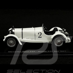 Mercedes-Benz SSK n° 2 Vainqueur 24h Spa 1931 1/43 Spark 43SPA1931