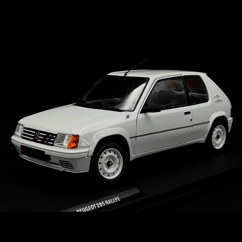Modèle Réduit PEUGEOT 205 RALLYE 1.9L - Solido Échelle 1/18 - Bleu - Année 1990 - Neuf En Boîte