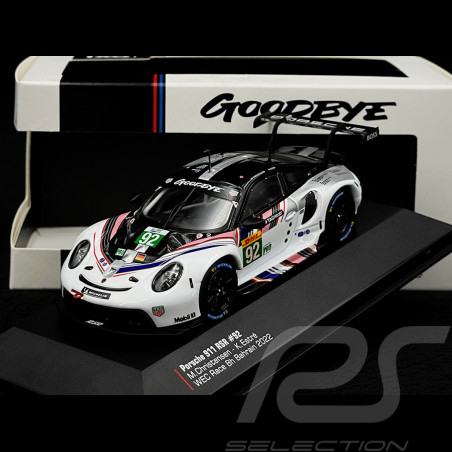 Porsche 911 RSR-19 Type 991 n° 92 Goodbye 8h Bahrain 2022 1/43 Ixo LEGT43-23009