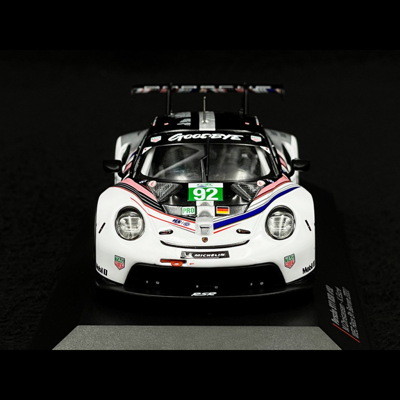 Porsche 911 RSR-19 1/18 IXO - Goodbye Team Porsche #92 8h Bahrain 2023 (LEGT18-23030)