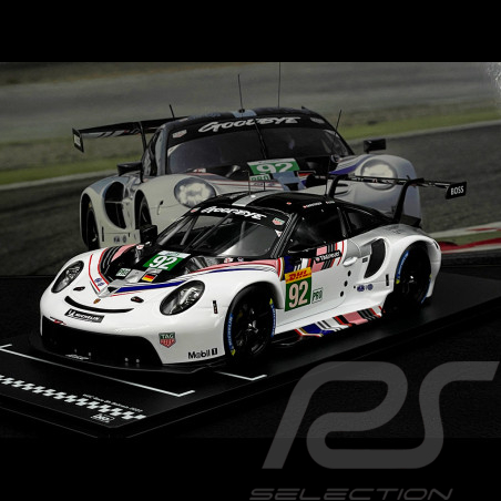 Porsche 911 RSR-19 Type 991 n° 92 Goodbye 8h Bahrain 2022 1/18 Ixo LEGT18-23030