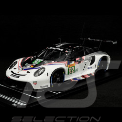 Porsche 911 RSR-19 Type 991 n° 92 Goodbye 8h Bahrain 2022 1/18 Ixo LEGT18-23030