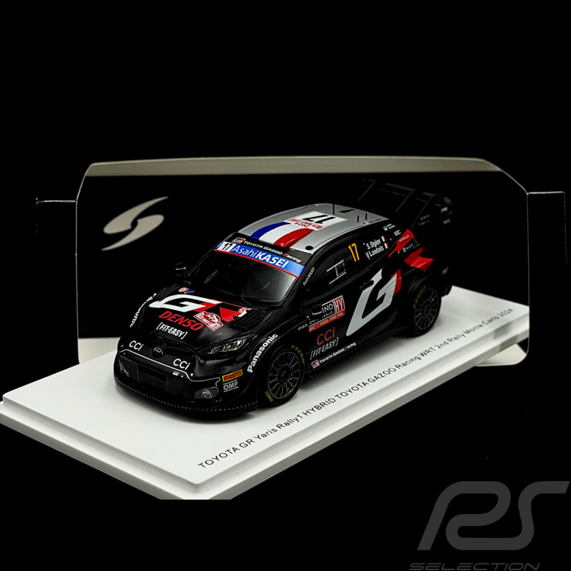 Toyota GR Yaris Rally1 HYBRID n° 17 2eme Rallye Monte Carlo 2024 1/43 Spark S6852