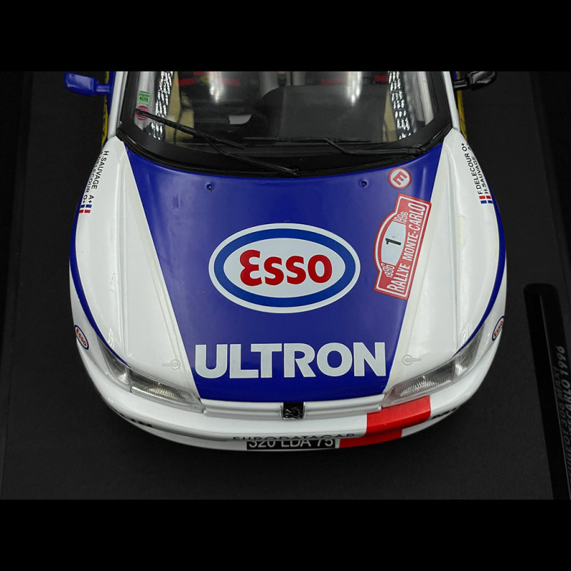 Miniature Peugeot 306 Maxi N°16 - Rallye Monte Carlo 1998 - Ixo 1/43