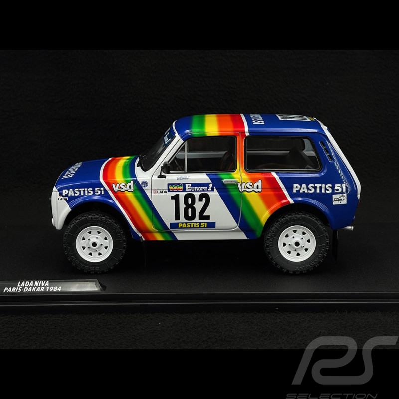 Lada Niva n° 182 Paris Dakar 1984 Jabouille / Sardou 1/18 Solido S1807305