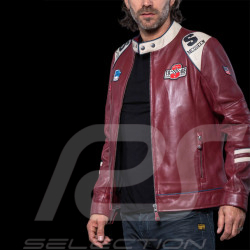 Steve McQueen Jacket Riverside Raceway 1966 Leather Dark red 27493-4010 - men