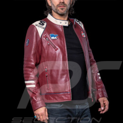 Steve McQueen Jacket Riverside Raceway 1966 Leather Dark red 27493-4010 - men