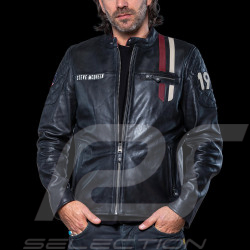 Steve McQueen Jacke Le Mans 1971 Leder Schwarz 27502-3046 - Herren