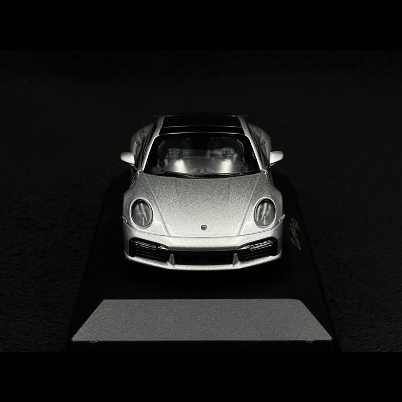 Voiture Miniature Porsche 911 GT2 - Échelle 1/43, Couleur Grise Avec Boîte Vitrine | Collection CARARAMA, Référence 813043B