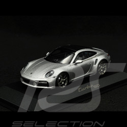 Porsche 911 Turbo 50 years Anniversary 992 Type 2024 GT Silver Grey 1/43 Minichamps WAP0202110S50Y