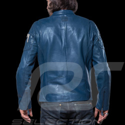 Steve McQueen Jacke Le Mans 1971 Leder Königsblau 27502-0012 - Herren