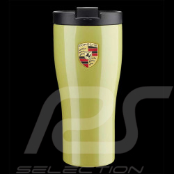 Mug Thermos Porsche Ecusson isotherme Laqué Jaune Carthagène WAP0504040STHB