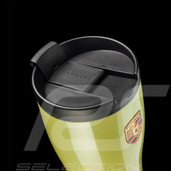 Mug Thermos Porsche Ecusson isotherme Laqué Jaune Carthagène WAP0504040STHB