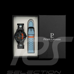 Automatic Watch Exclusive Set RS Selection x Pierre Lannier Racing Double Leather Strap