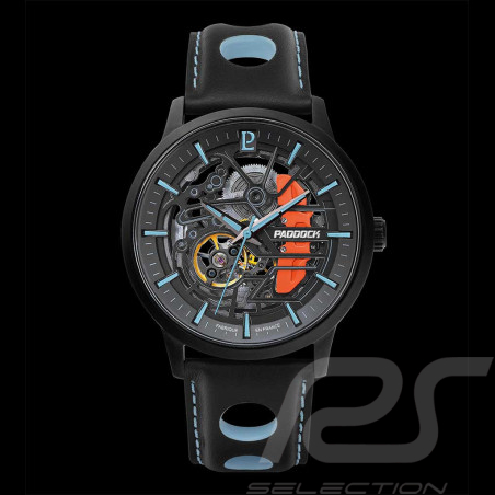 Automatic Watch Exclusive Set RS Selection x Pierre Lannier Racing Double Leather Strap