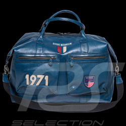 Maxi Leather bag Steve McQueen Le Mans 1971 Weekender 72h Royal Blue 27489-0012