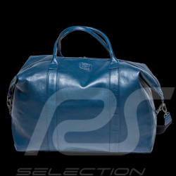 Maxi Leather bag Steve McQueen Le Mans 1971 Weekender 72h Royal Blue 27489-0012