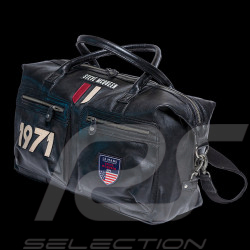 Große Ledertasche Steve McQueen Le Mans 1971 Weekender 48h Schwarz 27490-3046