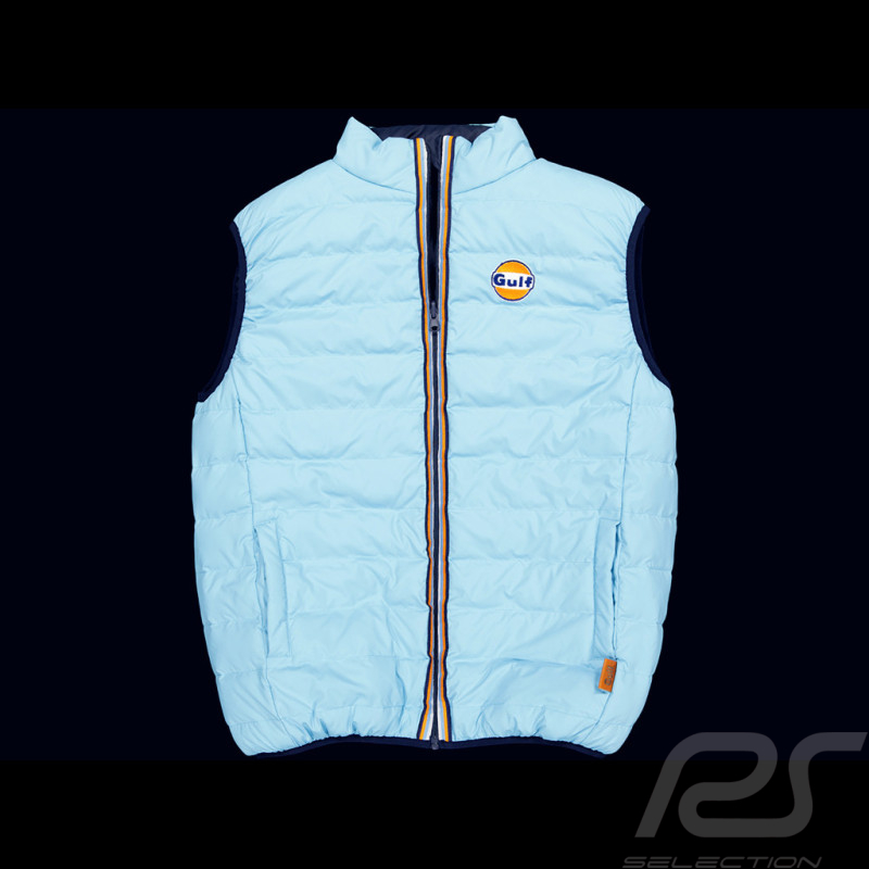 Gulf Reversible Jacket ärmellos wattiert himmelblau und marineblau GU242KS552-225 - Herren