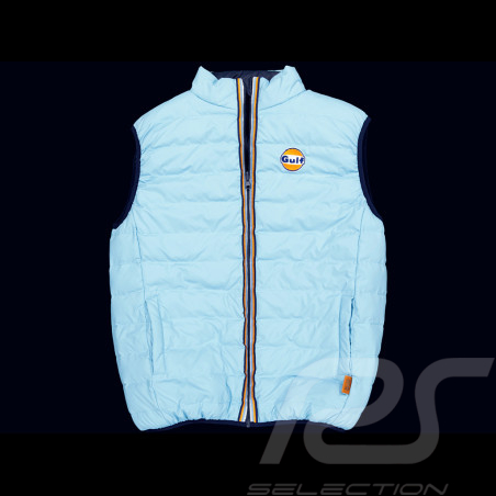 Gulf Reversible Jacket ärmellos wattiert himmelblau und marineblau GU242KS552-225 - Herren