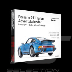 Calendrier de l'avent Porsche 911 Turbo 2024 bleu métallique 1/43 Franzis 67221